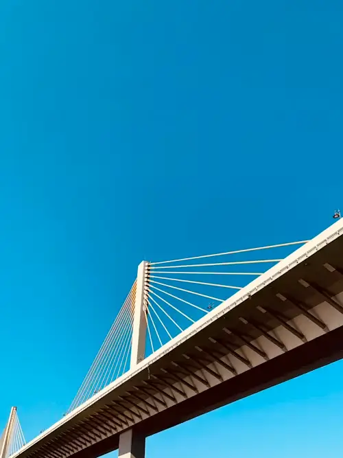 Suspension bridge cables carrying extreme structural tension loads